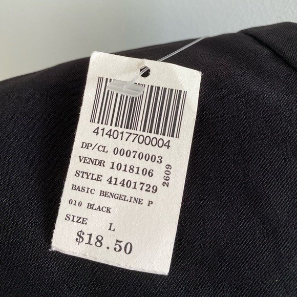 Wet Seal Black Minimalistic Pencil Skirt Size Large New With Tag - Picture 7 of 7